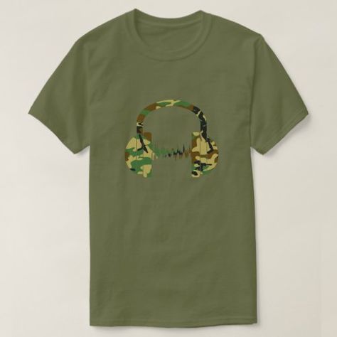 Summer Camo Pattern Headphones Summer Tshirt - headphones, music, camoflage, camo pattern, camo, camouflage, military, camouflage pattern, camouflage shape, woodland Headphones Music, Real Tree Camo, Camouflage T Shirts, Summer Tshirt, Military Camouflage, Realtree Camo, Shirt Printing, T Shirt Fashion, Summer Clothing