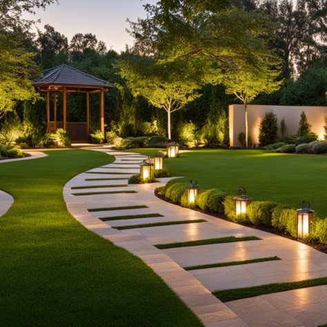 Post from Interior Decor Designs Land Scaping Design, Walkway Designs, Land Scaping, Courtyard Landscaping, Kerb Appeal, Hotel Ideas, Walkway Design, House Gate, Luxury Sofa Design