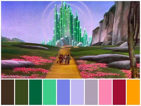 @colorpalette.cinema shared a photo on Instagram: “: "The Wizard of Oz" (1939). •Directed by Victor Fleming •Cinematography: Harold Rosson •Art Director: Cedric Gibbons •Costume Design:…” • Jun 21, 2020 at 3:00pm UTC Primary Colors Aesthetic, Cedric Gibbons, Cinema Palettes, Wizard Of Oz Color, Wizard Of Oz Decor, Gala Decorations, Movie Color Palette, Wizard Of Oz 1939, Colors Aesthetic