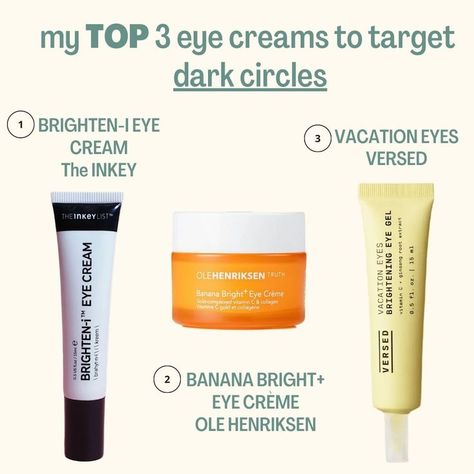 Eye Cream, I Am Exhausted, Eye Creme, Ole Henriksen, My Top 3, Eye Creams, Bright Eye, Wide Awake, 3rd Eye