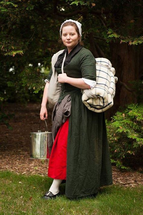 18th Century Working Woman, Wilderness Living, Country England, 1700 Fashion, 18th Century Women, Colonial Dress, 18th Century Dress, 18th Century Costume, 18th Century Clothing