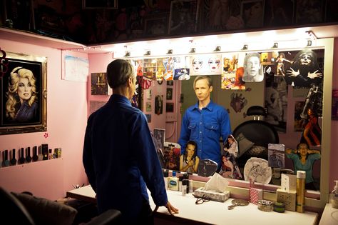 John Cameron Mitchell, Hedwig And The Angry Inch, Carol Channing, Cameron Mitchell, Vintage Trailers, Makeup Room, Dressing Room Design, Room Aesthetic, Garden Room