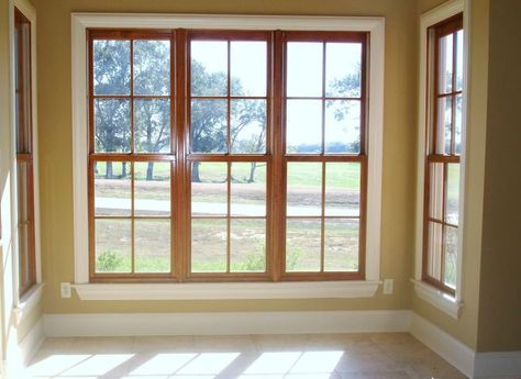 White trim w wood window Paint For Home Interior, Window Interior, Home Interior Design Ideas, Cream Interior, Wood Window, Interior Wall Paint, Wood Trim, Interior Wall, White Trim