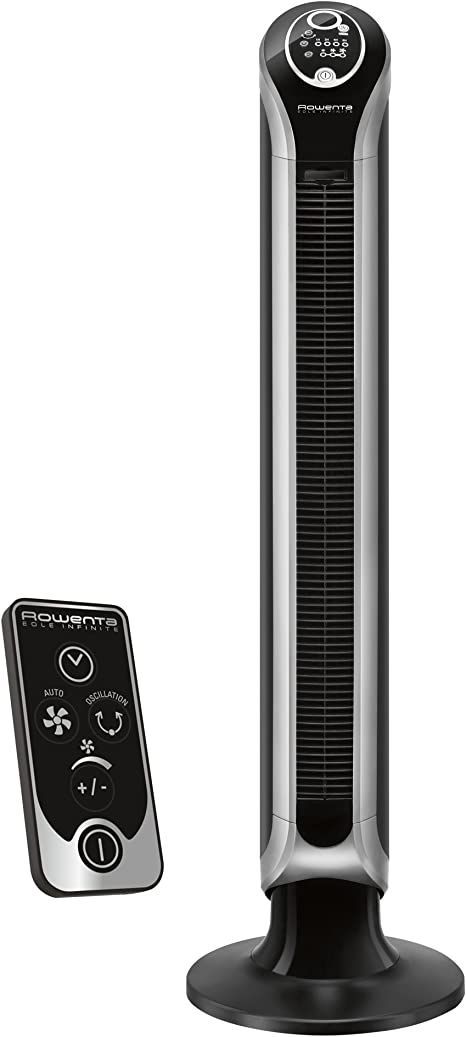 Rowenta VU6670 Fresh 180 Degree Tower Fan, Silent, Tall, with Remote Control Standing Fans, Pedestal Fan, Harley Quinn Comic, Tower Fan, Old Advertisements, Electric Fan, Space Heater, Floor Fan, Room Type