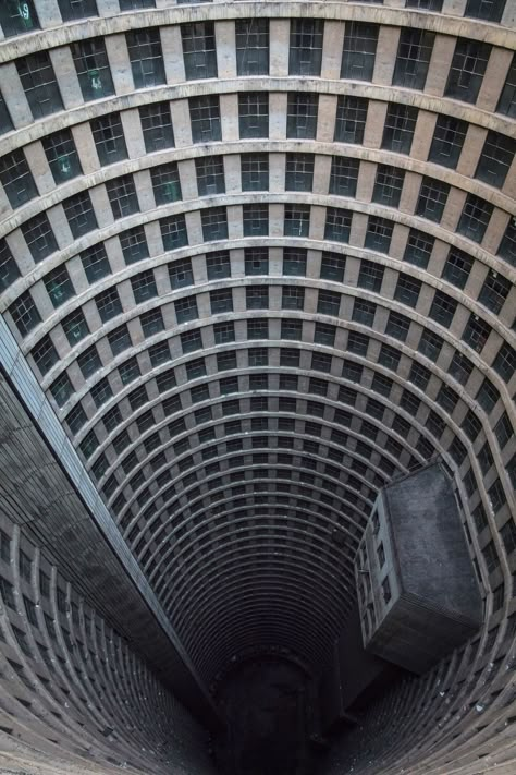 A concrete-framed gymnasium in China and a seemingly endless atrium in South Africa feature among images vying to be named architecture photograph of 2017 Architecture Cool, Brutalism Architecture, Building Images, City Apartments, Aerial Images, Architectural Photographers, Liminal Space, Brutalist Architecture, Liminal Spaces