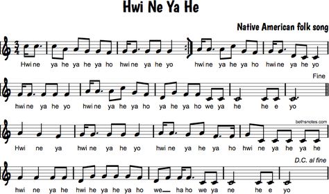 Lyrics Hwi ne ya he ya ho twi ne ya he yo Links more Native American folk songs more pentatonic songs Song pdf & midi below Log In Register Folk Song Lyrics, Native American Songs, Native American Music, American Songs, Elementary Music Lessons, Music Tabs, Folk Songs, Music And Movement, Elementary Music