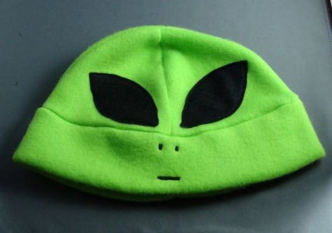 Anime Snowboarding, Alien Stuff, Custom Fitted Hats, Hat Cosplay, Fleece Beanie, Alien Aesthetic, Mask Girl, Fleece Hat, Unique Hats