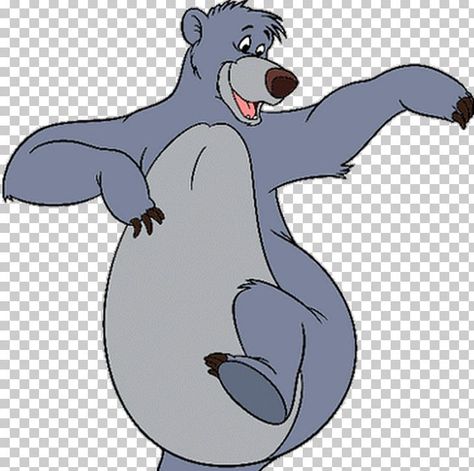 Baloo Jungle Book, Jungle Book Birthday, Pooh Winnie, Cute Animation, Book Birthday, Png Free Download, Funny Ideas, The Jungle Book, Background Cute