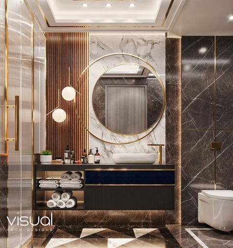 Bathroom on Behance Washroom Tiles Design, Small Luxury Bathroom, Toilet Design Modern, Luxury Bathroom Vanity, Modern Luxury Bathroom, Bathroom Vanity Decor, Bathroom Vanity Designs, Washroom Decor, Washbasin Design