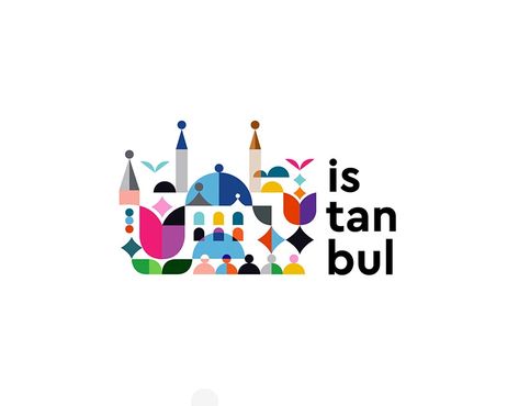 City Design Branding Projects | Photos, videos, logos, illustrations and branding on Behance City Logos Branding, Istanbul Logo, Turismo Logo, City Logos Design, Skyline Logo, Conference Branding, Place Branding, Tourism Logo, Destination Branding