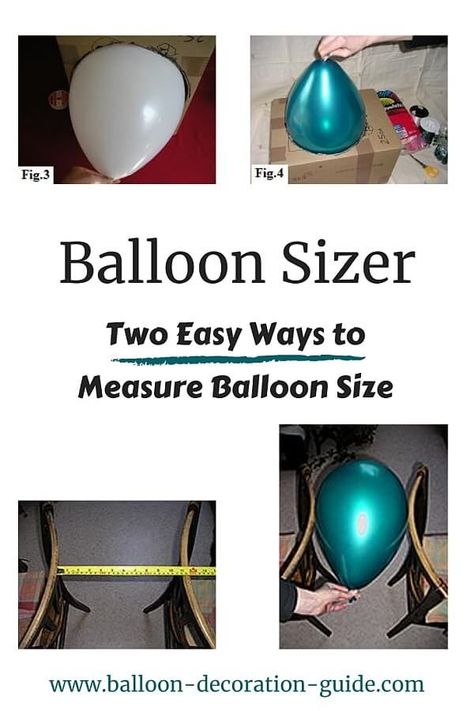 Here are two easy ways to measure a balloon's size: either use a balloon sizer or two chairs! Click to find out more, including the instructions for how to make a balloon sizer from a cardboard box. #balloonguide Diy Balloon Measuring Tool, Diy Balloon Sizer Template, Balloon Sizes Chart, Business Balloons, 1st Birthday Decorations Boy, Minecraft Party Decorations, Balloon Pillars, Party Ballons, Bday Stuff