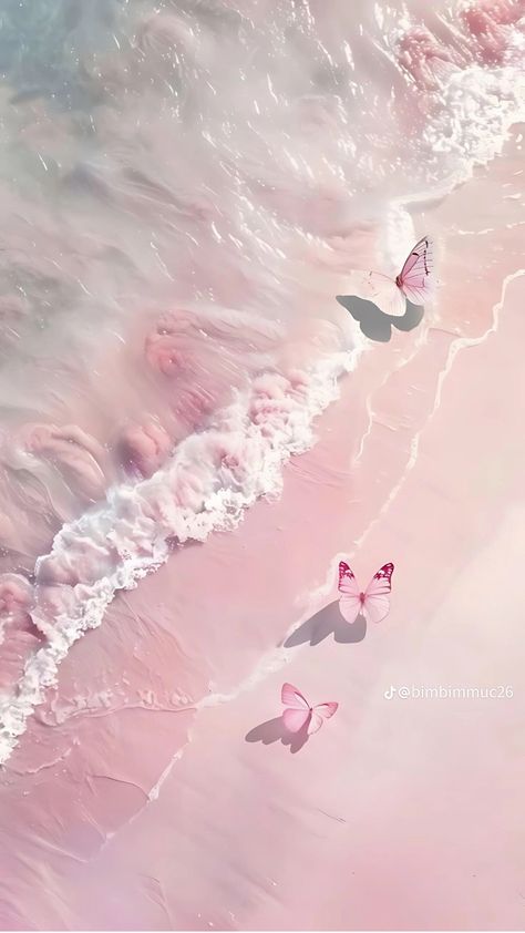 Pink Ribbon Wallpaper, Aesthetic Ocean, Iphone Wallpaper Classy, Cute Summer Wallpapers, Pink Wallpaper Backgrounds, Pretty Phone Wallpaper, Simple Phone Wallpapers, Whatsapp Wallpaper, Cute Flower Wallpapers