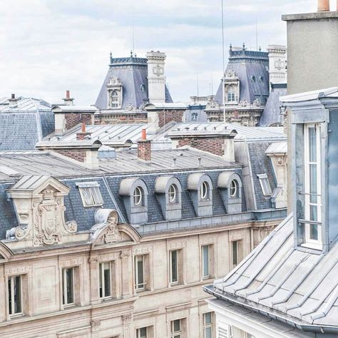 Parisian rooftops Paris Rooftops Aesthetic, Rooftops Aesthetic, Paris Rooftops, Loft Interior, Light Blue Aesthetic, Parisian Life, Paris Apartments, Rooftops, Jolie Photo