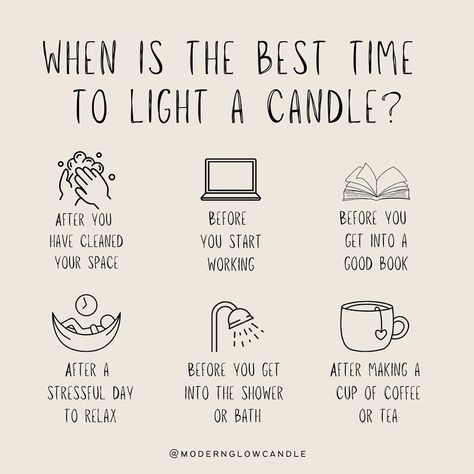 When is your favorite time to light a candle?? #smallbusiness #nontoxiccandles #cleancandles #candlelover Candle Grouping Ideas, Candle Sayings Gift Ideas Free Printable, Facts About Candles, Candle Content Instagram, Candle Information, Content Ideas For Candle Business, New Product Coming Soon Instagram Post Ideas, Candle Content Ideas Instagram, Candle Business Instagram Feed