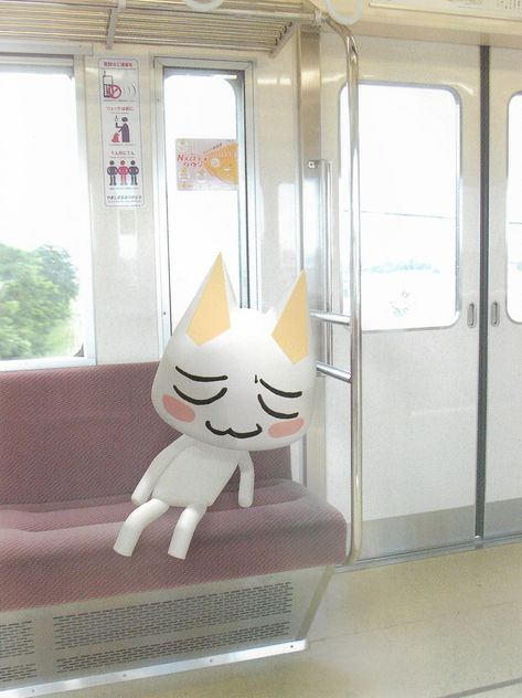 toro inoue naps on the train zzZ #wallpaper Toro Inoue, Cat Anime, Anime Kawaii, A Train, Playstation, Train, Anime, Pink, Kawaii