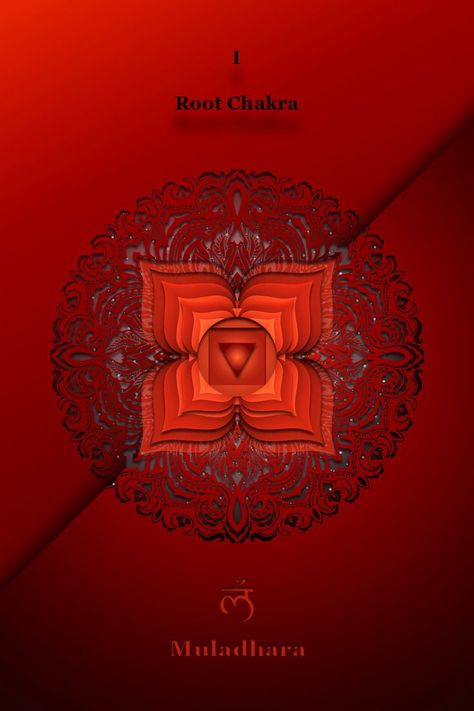 Muladhara Root Chakra and Free Chakra Test Chakra Test, Muladhara Chakra, Bookmark Craft, Twitter Layouts, Root Chakra, Mantra, Chakra, Stone, Color