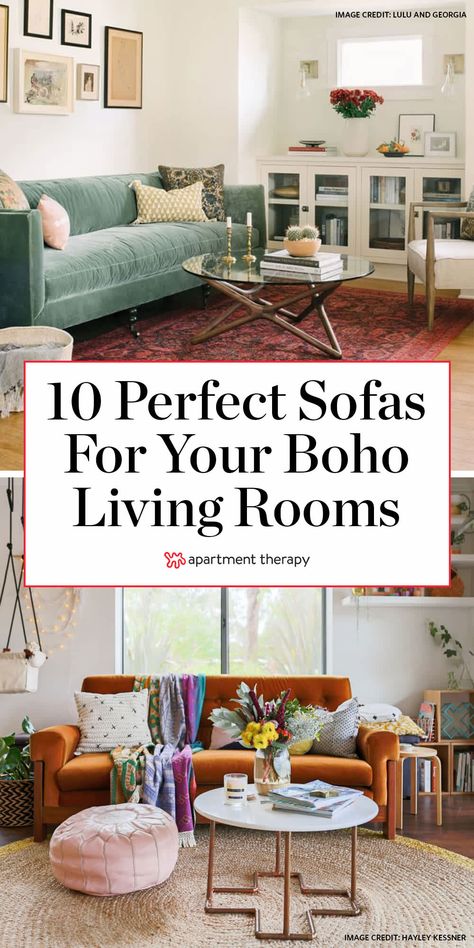 Boho Living Room Sofa, Mcm Living Room Ideas, Boho Living Room Sofas, Boho Living Room Apartment, Mcm Living Room, Modern Bohemian Living Room, Boho Living Room Inspiration, Boho Apartments, Boho Sofa