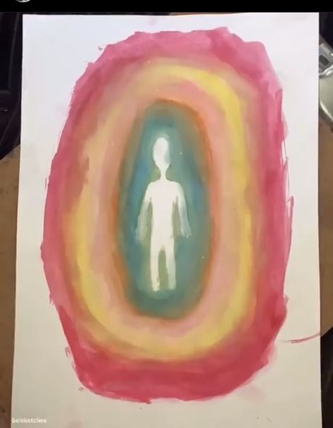 Aura Watercolor, Aura Art, Child Painting, Sketchbook Ideas, Inner Child, Painting For Kids, Aura, Watercolor Paintings, Sketch Book