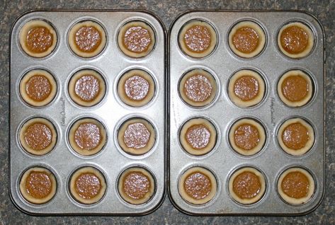 Mini Canadian Maple Butter Tarts : 4 Steps - Instructables Maple Syrup Tarts, Mini Butter Tarts Recipe, Mini Butter Tarts, Maple Tarts, Tart Shells Recipe, Maple Pie, Canadian Butter Tarts, Canadian Maple Syrup, Candy Pie