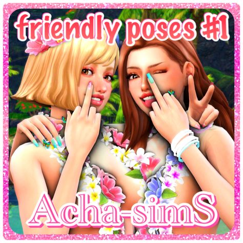 👅tongue 【DL】 (by A-LuckyDay) Best Friend Pose Pack Sims 4, Sims 4 Poses 3 Friends, Sims 4 Best Friend Poses, Sims 4 Friend Poses, Poses Sims 4 Cc, Sims 4 Pose Packs, Sims 4 Cas Poses, Poses The Sims 4, Friendly Poses