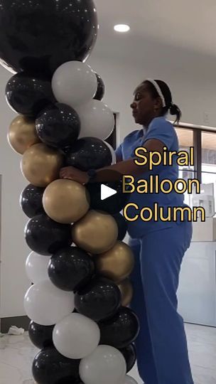 20K views · 2.9K reactions | How to make a spiral balloon column 

https://youtube.com/shorts/wR2iZGm8ySE?feature=share

#balloons #balloondecor #shorts #reels #reelsinstagram #spiralballoons #balloondecor #balloonarch #organicballoons #balloon #goldandblack #okcevents #balloonstyling #balloondesigns #balloonstylist #balloonarch #balloontutorial #balloontutorial #eventdecor #edmondok #edmond #cityofedmonds #balloondecoration | SODO Creations | SODO Creations · Original audio How To Make A Balloon Column Diy, 3 Color Spiral Balloon Column, Balloon Tower Ideas, Spiral Balloon Column, Balloon Columns Ideas, Ballon Column, Balloon Tips, Prom Balloons, Column Ideas