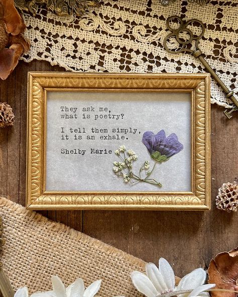 Which framed poem is your favourite? Find these framed poems, typewriter poems, signed copies of both of my poetry books, and poetry prints on my online shop 🥰 Each framed poem is one of a kind, hand typed on my antique Underwood typewriter from 1911, and made with so much love and magic 🕯️🍂 Check out my website to see the full collection! #framedpoetry #poetic #poetryloving #poems #ａｅｓｔｈｅｔｉｃ #explore #poetryreels #poetryquotes #quotesaboutlife #poetrylovers #poetrycommunity #writersofins... Poetic Life Aesthetic, Typewriter Poems, Poems Aesthetic, Poetic Aesthetic, Poetry Prints, What Is Poetry, Underwood Typewriter, Poetry Aesthetic, Framed Poem