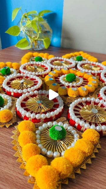 Diy Rangoli, Rangoli Art, Diwali Party, Diwali Decor, Diwali Rangoli, Trash To Treasure, Diwali Decorations, Festive Decor, Rangoli Designs