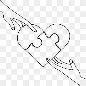 art,line draw,heart-shaped,two-person team,team work,puzzle,hand,team,spirit of cooperation,abstract,line draw,puzzle Puzzle Line Art, Drawing Person, Draw Heart, Fire Sketch, Line Pic, Puzzle Drawing, Relationship Drawings, Love Puzzle, Wing Drawing