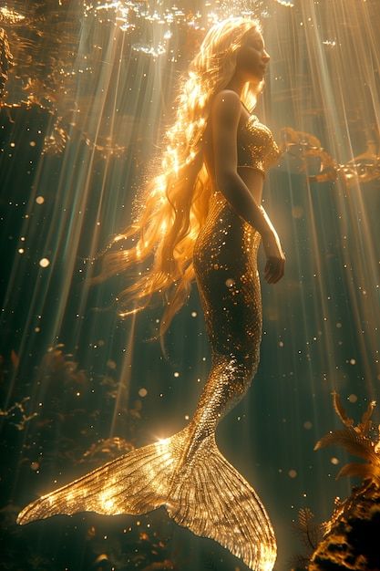 Mermaid Pictures Art, Nereid Aesthetic, Siren Magic, Ruth Core, Mermaid Powers, Beautiful Mermaid Art, The Little Mermaid Aesthetic, Sirencore Aesthetic, Mermaids Aesthetic