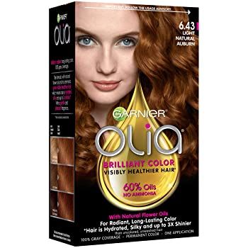 Olia Hair Color, Safe Hair Dye, Natural Auburn Hair, Feria Hair Color, Garnier Hair Color, Ammonia Free Hair Color, Hair Color Images, Best Hair Dye, Dark Blonde Hair Color