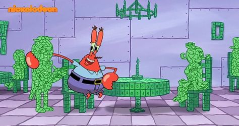 When Mr. Krabs was chillin’ in this world made of money. | 36 Times "Spongebob" Made Absolutely No Sense At All Money Header, Mr Krabs Money, Spongebob Money, Money Over Everything, Bird Meme, Every Time I Die, Flappy Bird, Mr Krabs, Bird Quotes