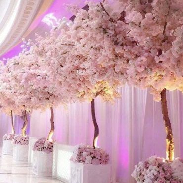 Cherry Blossom Tree Rental for Weddings & Events Los Angeles | Dreams in Detail Blossom Tree Wedding, Cherry Blossom Wedding Theme, Cherry Blossom Theme, Boda Diy, Cherry Blossom Wedding, Salon Interior Design, Blossom Tree, Interior Design Magazine, Tree Wedding