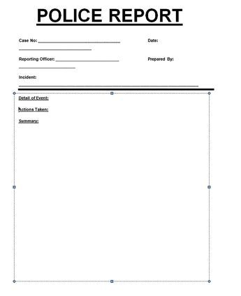 Police Report Template - Sample police report template - The police report template includes several points to be included in its framework. The date, time, and other details are what must be mainly there. Check more at https://mytemplates-online.com/police-report-template Police Report Template, Police Report, Report Template, Bank Card, Lab, Quick Saves