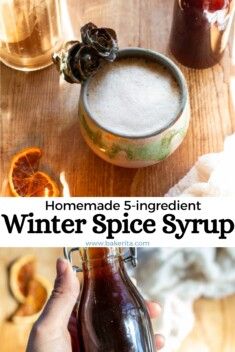 Diy Syrup, Lattes At Home, Sugar Free Coffee Syrup, Homemade Coffee Syrup, Maple Syrup Recipes, Vegan Pumpkin Spice, Drink Syrups, Simple Syrup Recipes, Spice Coffee