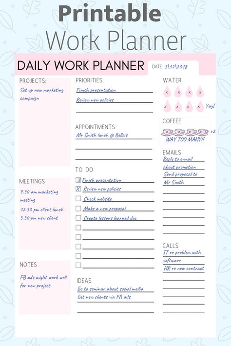 This item is unavailable - Etsy in 2024 | Daily work planner, Work planner, Work organization Caravan Shop, Daily Work Planner, Productive Work, To Do Planner, Business Printables, Daily Agenda, Planner Tracker, Work Planner, Organization Printables