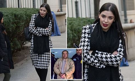 Jail Visit Outfit, Emma Coronel, Louis Vuitton Scarf, Correctional Facility, Houndstooth Coat, Actrices Hollywood, 28 Years Old, Before Christmas, Year Old