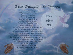 Dear Daughter In Heaven Mom In Heaven Poem, Brother Poems, Sister In Heaven, Mother's Day In Heaven, Heaven Poems, Dad Poems, Dear Mom And Dad, Happy Birthday In Heaven, Dear Husband