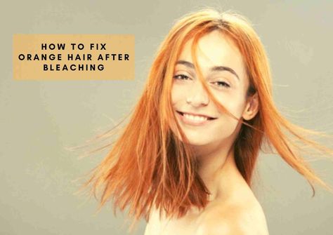 Check out this article if you want to know how to fix orange hair after bleaching. Get orange out of hair at home using blue toner, box dye and other easy tips. There are many reasons as to why your hair might have turned into an orange shade that you never wanted.  Maybe your bleaching … How To Fix Orange Hair | 6 Easy Tips For Correcting Bleached Brassy Hair Read More » Orange Brassy Hair Color Correction, How To Fix Orange Hair After Bleaching, Fix Orange Hair, Tone Orange Hair, Toner For Orange Hair, Toning Bleached Hair, Orange Hair Dye, Bleaching Hair, Silver Hair Dye