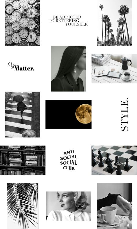 Minimalism black and white theme. Black Border Instagram Feed, Instagram Grid Layout Black And White, Aesthetic Black And White Instagram Feed, Black And White Feeds Aesthetic, Black White Instagram Feed, Black And White Branding Mood Boards, Instagram Black And White Feed, Black And White Instagram Theme, Black And White Feed Instagram