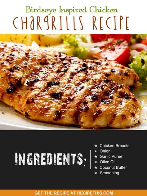 Copycat Recipes | Copycat Birdseye Inspired Chicken Chargrills Recipe #airFryerRecipes #airFryerChicken #airFryerChickenChargrills Chargrilled Chicken, Recipes Copycat, Best Gluten Free Recipes, I Remember When, Poultry Recipes, Bbq Recipes, Remember When, Turkey Recipes, Copycat Recipes