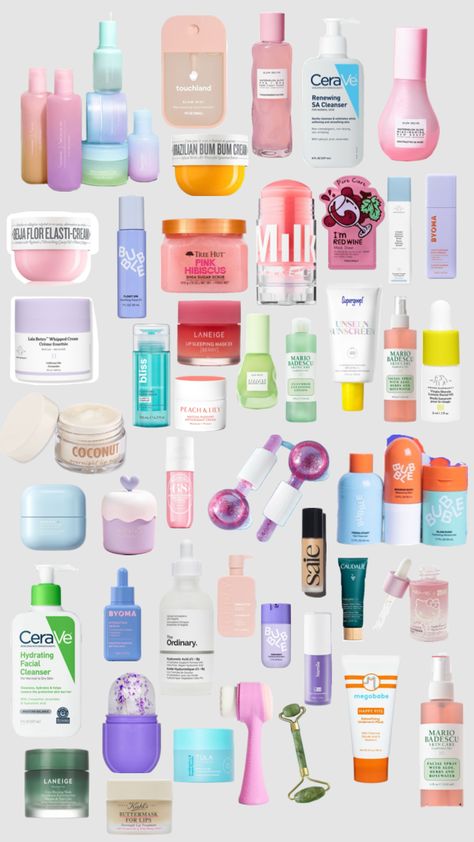 Tell me what POPULAR skincare brand i don’t have on here Popular Makeup Brands, Popular Skincare, Popular Skin Care Products, Makeup Bag Essentials, Korean Skincare Routine, Skincare Organization, Skincare Brand, Skin Care Brands, Brand Me