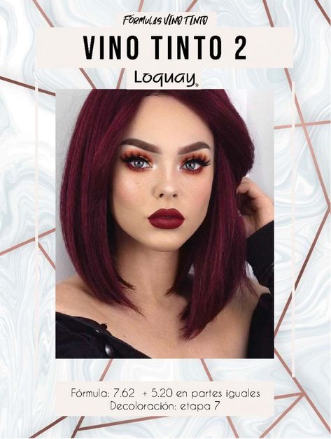 Pelo Color Borgoña, Cherry Wine, Healthy Beauty, Hair Tips, Hair Color Trends, Pure Color, Hair Hacks, Hair Looks, Dyed Hair