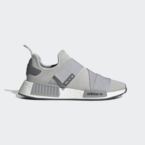 adidas NMD_R1 Strap Shoes - Grey | Women's Lifestyle | adidas US Adidas Originals Nmd R1, Adidas Originals Nmd, Adidas Shoes Women, White Running Shoes, Adidas Nmd R1, Nmd R1, Adidas Nmd, Strap Shoes, Grey Adidas