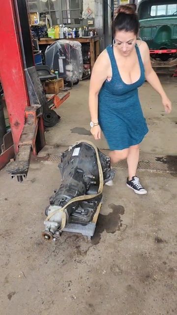 Marie Di Raimondo on Instagram: "Using my truck for truck stuff 😅 Reminder: check and drain everything first!! Sending off this trans I got for the 55 to my buddy's shop for rebuilding #chevytrucks #ratrod #chevy3100 #55chevytruck #classictrucks #1955chevytruck #patina #baggedpatina #baged #chevyapache #chevytaskforce #taskforcetrucks #ratrods #patina_perfection #patinatruck #smallblock #smallblockchevy #enginerebuild #engineswap" 55 Chevy Truck, Classic Trucks Magazine, Chevy Apache, Chevy 3100, 1955 Chevy, Chevy Pickup Trucks, 55 Chevy, Engine Swap, Truck Stuff