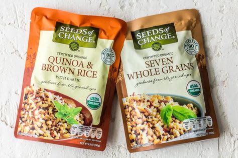 Packet of seeds of change quinoa and brown rice Quinoa And Brown Rice, Brown Rice And Quinoa, Rice And Quinoa, Seeds Of Change, Sauce For Rice, Organic Rice, Packaged Food, Quinoa Recipes, Brown Rice