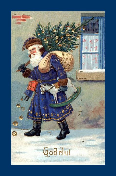 German Santa Claus, Santa Klaus, Christmas Father, Victorian Santa, Vintage Christmas Images, Holiday Poster, Vintage Santa Claus, St Nick, Old Christmas