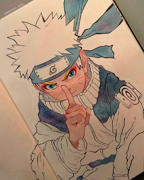 About Naruto ⬇️. . The tale of Naruto Uzumaki . From a lonely, mischievous kid with a dream to be recognized, to the hero who united nations and brought peace to the world. His journey is a testament to the power of perseverance, friendship, and never giving up on your dreams, no matter how impossible they seem. 🦊 Follow @aktoon_arts for more What character should i paint next (comment) . #art#anime#sketchbook#naruto#fyp#watercolor#explore The Tale Of Naruto Uzumaki, Naruto Watercolor, Tale Of Naruto Uzumaki, Anime Painting Ideas, Watercolor Anime Art, Anime Sketchbook, Anime Watercolor, Naruto Sketch, Anime Drawing Books