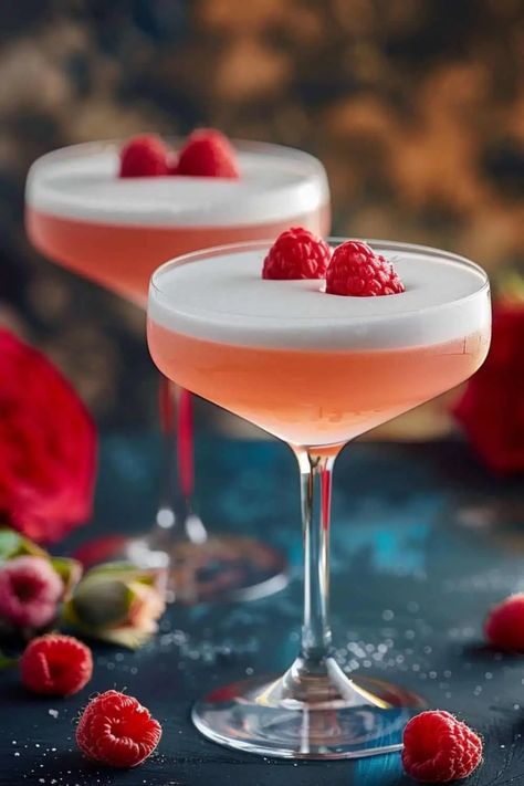 French Martini - BeCentsational French Kiss Drink, French Manhattan Cocktail, French Martini Aesthetic, French Martini Chambord, French Kiss Martini, French Kiss Cocktail, Creamy Martini Recipes, Easy Fancy Cocktails, French Cocktails Recipes