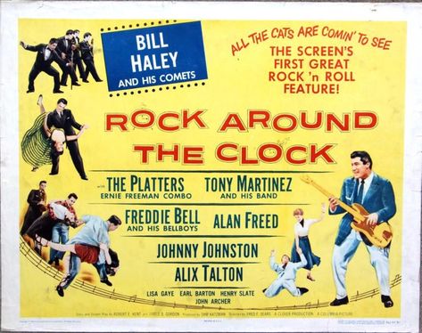 Alan Freed, Bill The Cat, Bill Haley, Rock Around The Clock, Classic Rock And Roll, Free Films, Best Rock, B Movie, Music Photo