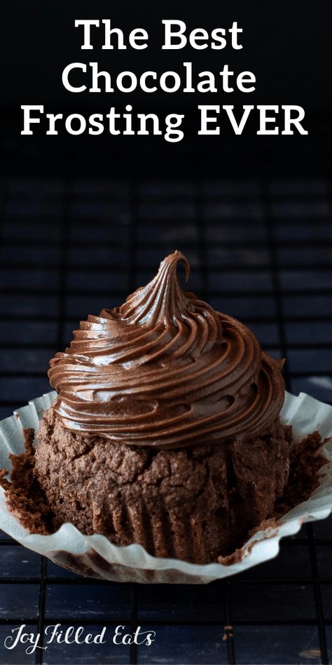 Keto Chocolate Icing, Keto Chocolate Cupcakes, Chocolate Cream Cheese Icing, Keto Kids, Keto Birthday Cake, Keto Cupcakes, Dessert Mousse, Low Carb Backen, Cupcakes With Chocolate